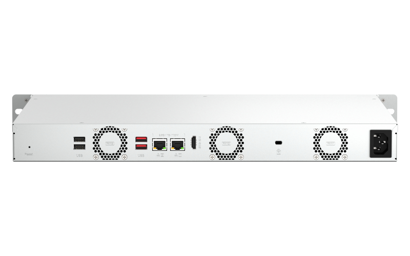 QNAP TS-464eU-8G 4-core 2.9 GHz 8GB RAM 1U Rackmount 4 Bay NAS