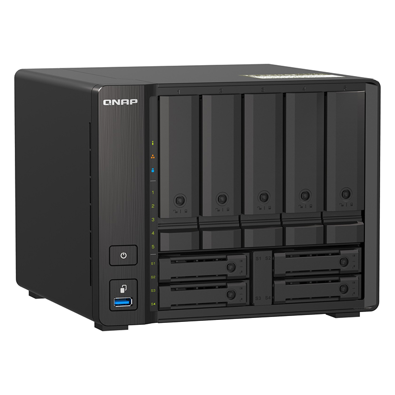 QNAP TS-h973AX-8G 4-core 2.2 GHz 8 GB 9 Bay Desktop NAS