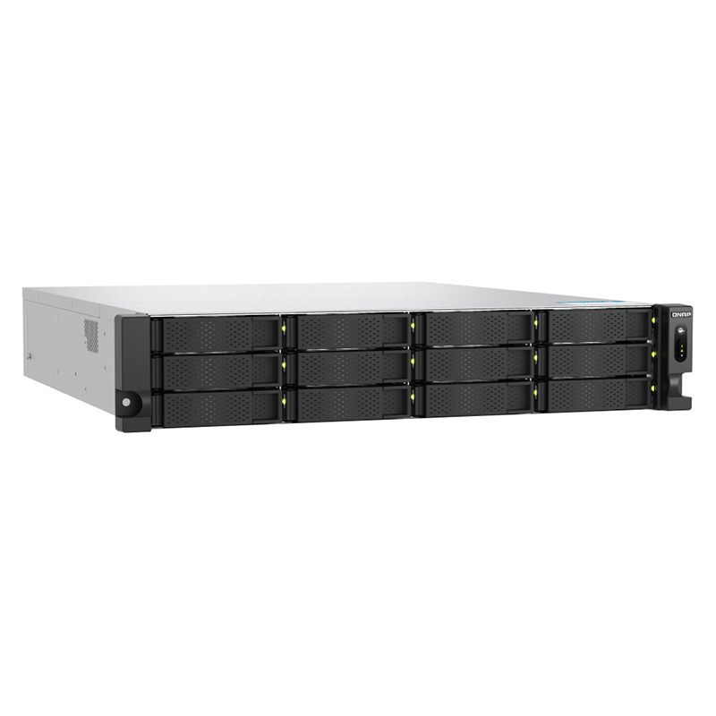 QNAP TS-h1277AXU-RP-R5-16G 6-core 5.1 GHz 16GB 2U Rackmount 12 Bay NAS
