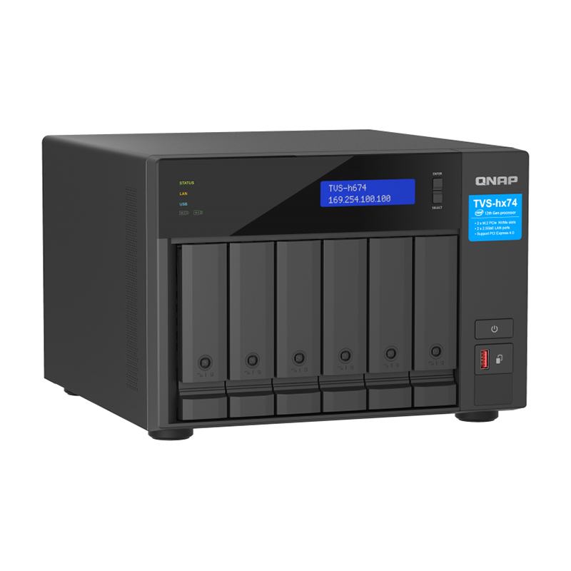 QNAP TVS-h674-i5-32G 6-core 4.4 GHz 32GB 6 Bay Desktop NAS