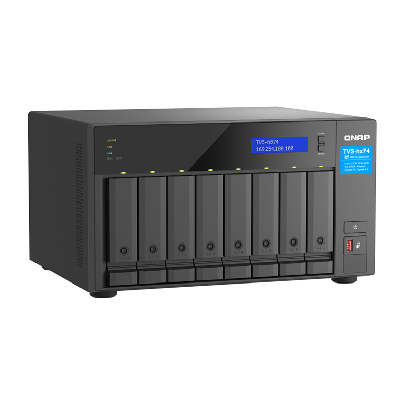 QNAP TVS-h874-i5-32G 6-core 4.4 GHz 32GB 8 Bay Desktop NAS