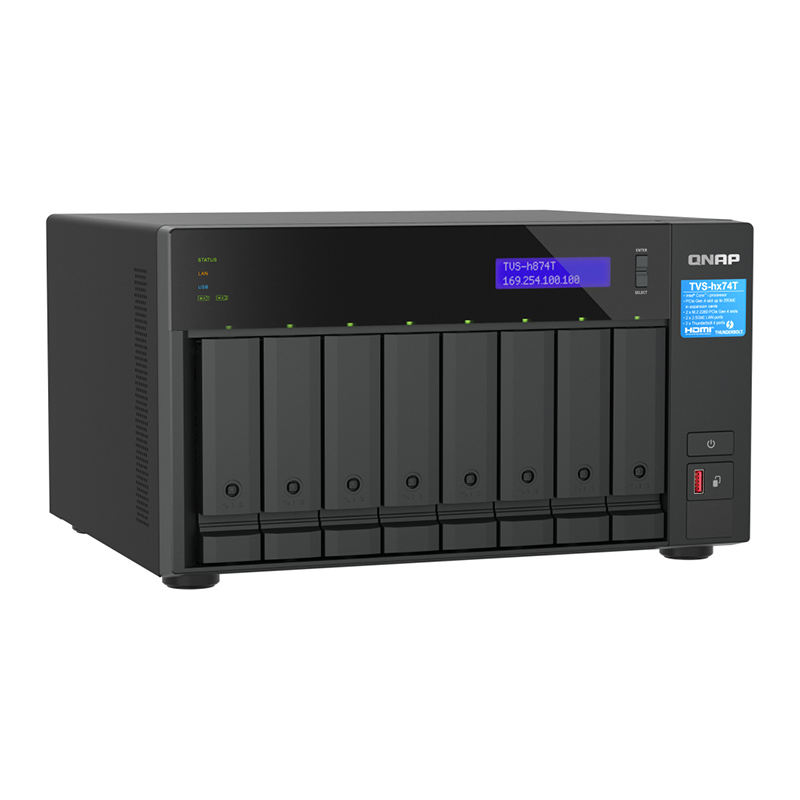 QNAP TVS-h874T-i9-64G 16-core 64 GB 6 Bay Desktop NAS