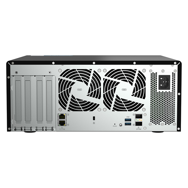 QNAP TS-h1290FX-7302P-128G 16-core 3.3 GHz 128GB 12 Bay Desktop NAS