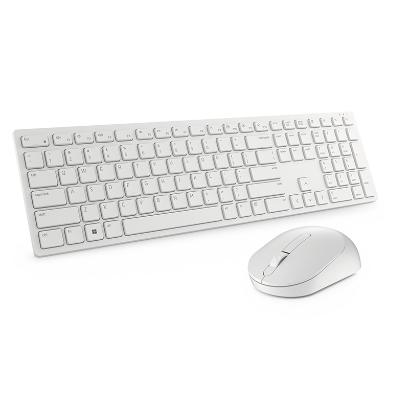 Dell KM5221W-WH-UK keyboard Mouse included RF Wireless QWERTY - White