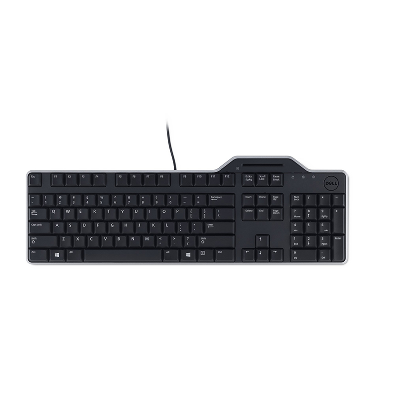 Dell KB813-BK-UK Smartcard Reader USB Keyboard Black 580-18365 