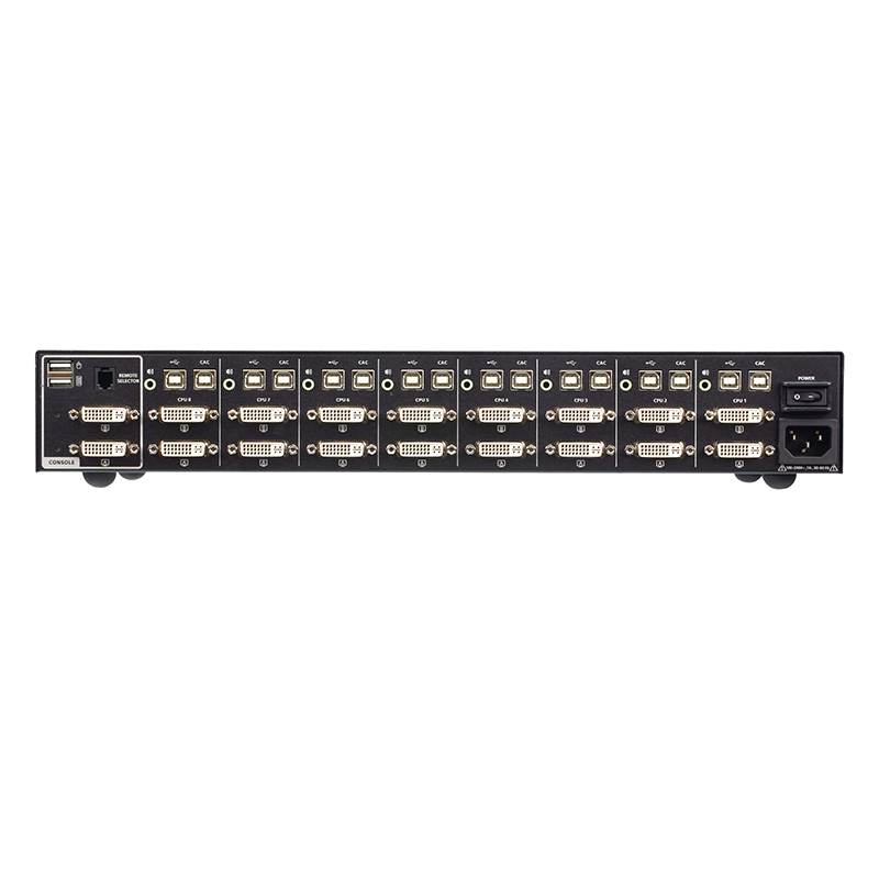 Aten CS1148D4C 8-Port USB DVI Dual Display Secure KVM Switch with CAC