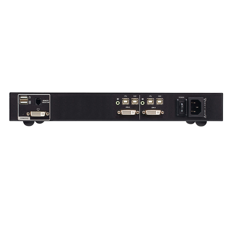 Aten CS1182D4C 2-Port USB DVI Secure KVM Switch with CAC