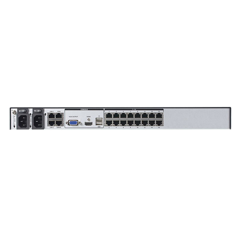 Aten KN4016VB 1-Local/4-Remote Shared Access 16-Port Multi-Interface Cat5 KVM over IP