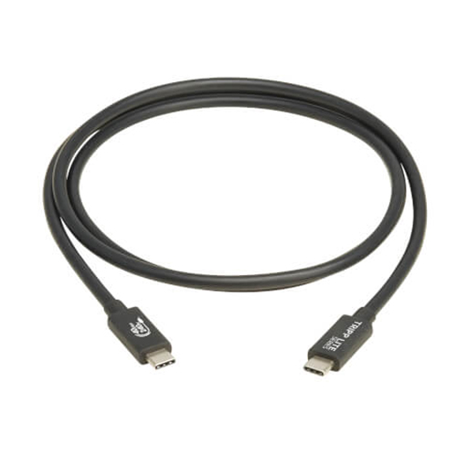 Eaton U521-1P2M-BK Tripp Lite series USB4 40Gbps Cable - USB-C, 240W PD Charging, BK,1.2 m