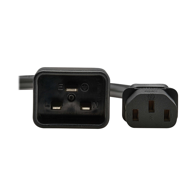 Eaton P032-02M-EU Power cable, C20 to C13, H05VV-F, 10A, 2M
