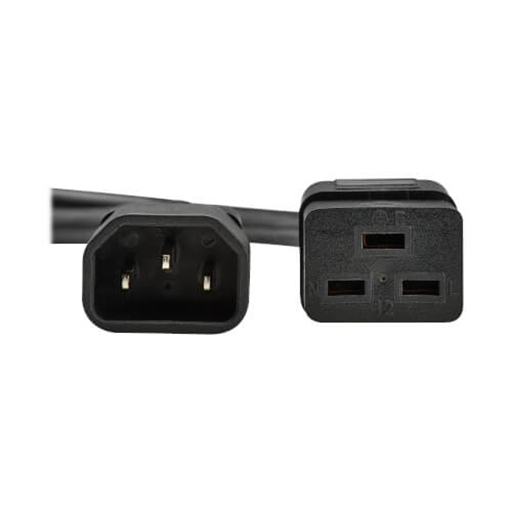 Eaton P047-03M-EU Power cable, C14 to C19, H05VV-F, 10A, 3M