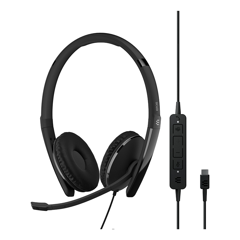 EPOS 1000221 ADAPT 160T ANC USB-C - Headset - on-ear - wired - active noise cancelling