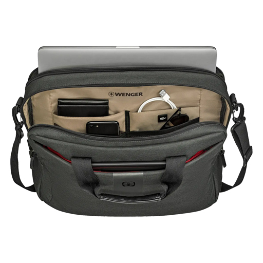 Wenger 612263 MX Eco Brief notebook case 16 Inch Briefcase Grey