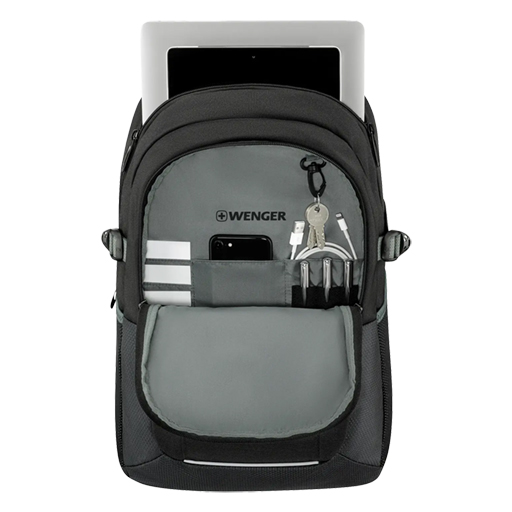 Wenger 612567 Ryde backpack Casual backpack Black, 16 Inch