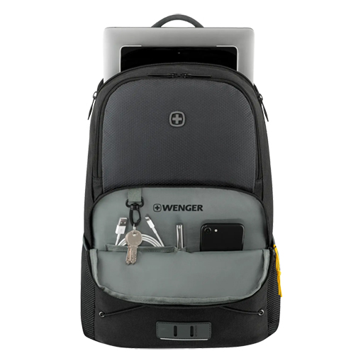 Wenger 612564 Trayl backpack Casual backpack Black, 15.6 Inch