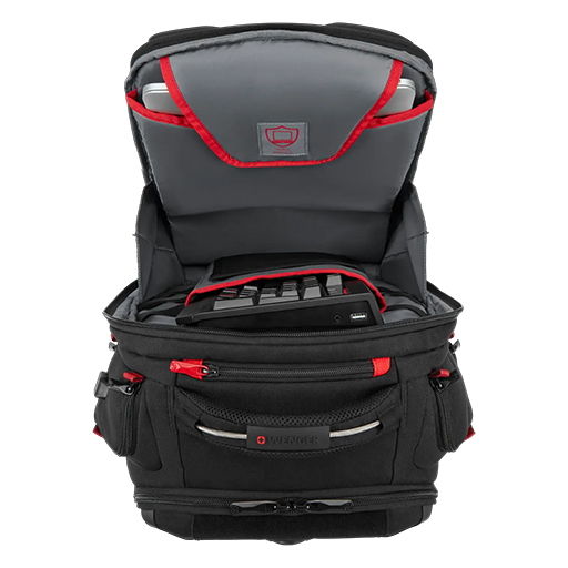 Wenger 611650 PlayerOne notebook case 17.3 Inch Backpack Black