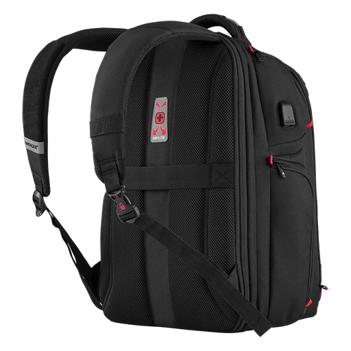 Wenger 611650 PlayerOne notebook case 17.3 Inch Backpack Black