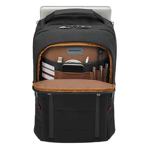 Wenger 606490 City Traveler Carry-On notebook case 16 Inch Backpack Black
