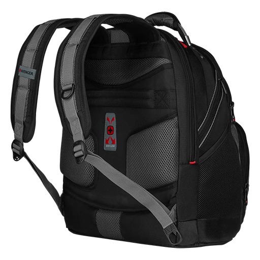 Wenger 600635 Synergy backpack Casual, Black, Grey, 16 Inch