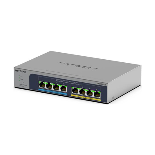 Netgear MS108TUP-100EUS Unmanaged L2 2.5G Ethernet (100/1000/2500) Ethernet (PoE) Grey