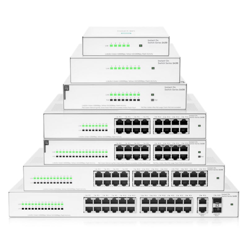HPE Networking Instant On R8R50A 1430 26G 2SFP Switch