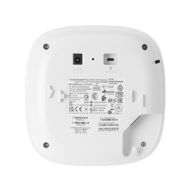 HPE Networking Instant On R4W02A AP22 Access Point