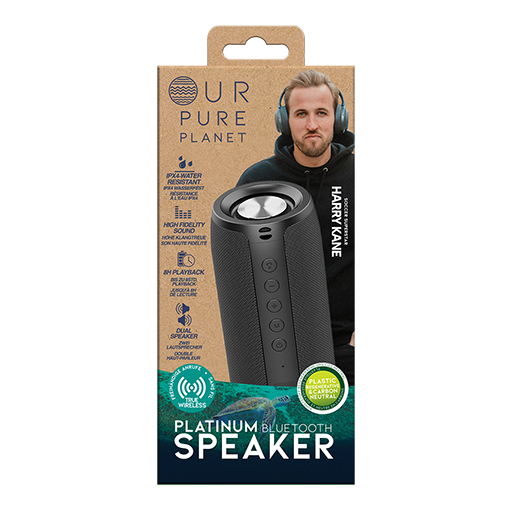 Our Pure Planet OPP054 Platinum Bluetooth Speaker