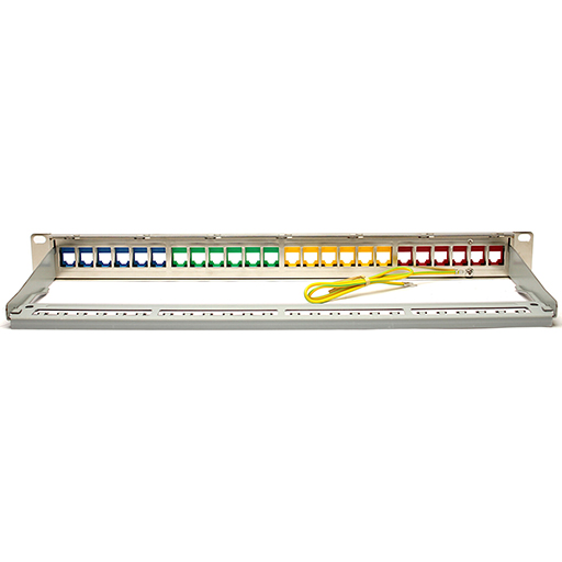 Excel 24 Port FTP Keystone Panel for Coloured ID port inserts