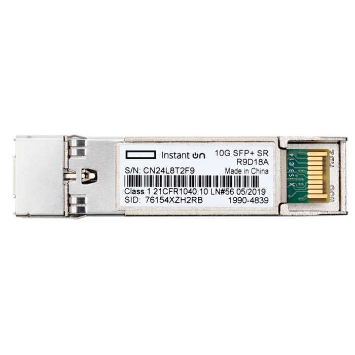 HPE Networking Instant On R9D18A 10G SFP+ LC SR 300m MMF XCVR Transceiver