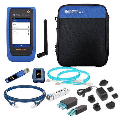 TREND Networks R166001 SignalTEK QT Pro 10G - Copper, Fibre, Wi-Fi Tester
