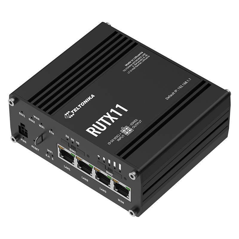 Teltonika RUTX11 Dual-Sim Gigabit Router