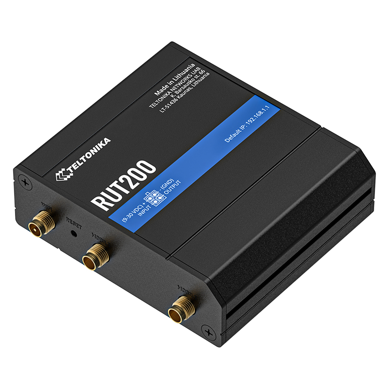 Teltonika RUT200 Industrial Cellular 4G Router