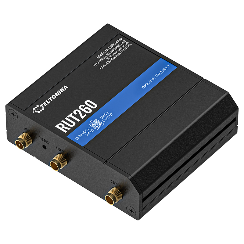 Teltonika RUT260 LTE CAT 6 Cellular Router
