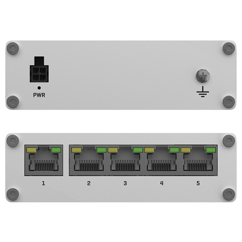 Teltonika TSW110 L2 Unmanaged x5 Port Switch