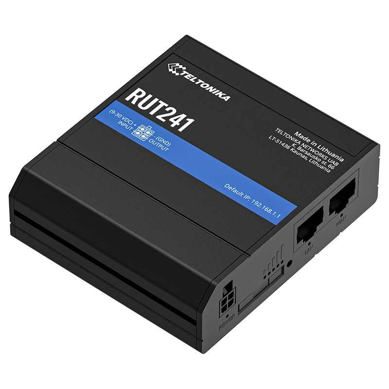 Teltonika RUT241 Industrial 4G/LTE WI-FI Router