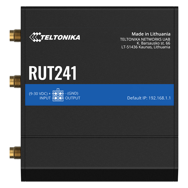 Teltonika RUT241 Industrial 4G/LTE WI-FI Router