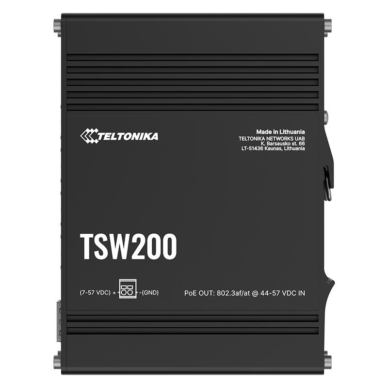 Teltonika TSW200 PoE+ Gigabit Ethernet x8 Port Switch