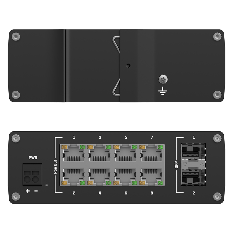 Teltonika TSW200 PoE+ Gigabit Ethernet x8 Port Switch