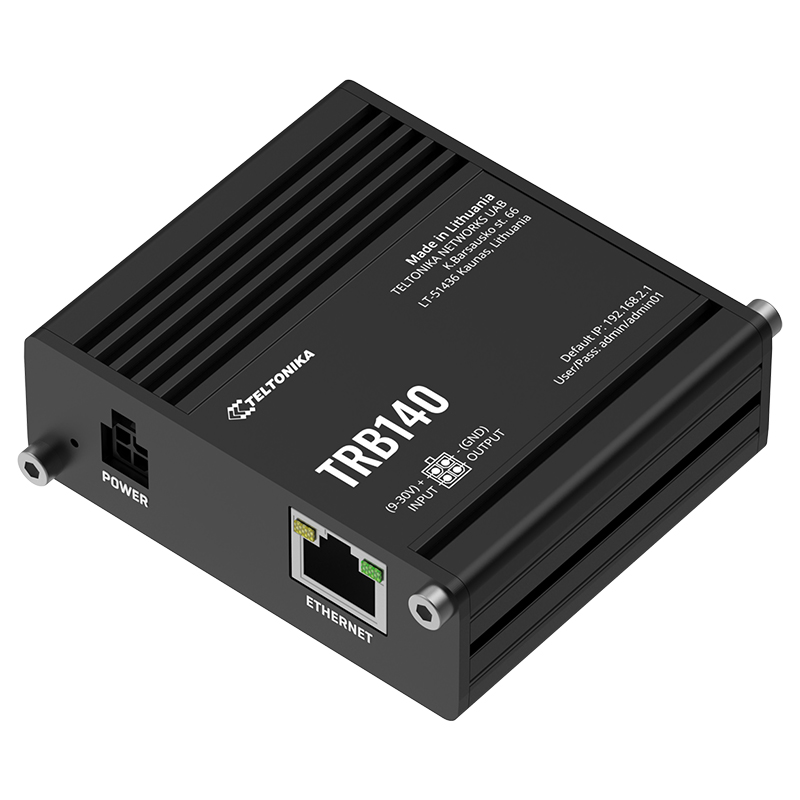 Teltonika TRB140 Ethernet to 4G LTE IoT gateway