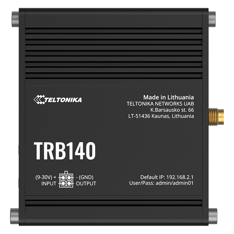 Teltonika TRB140 Ethernet to 4G LTE IoT gateway