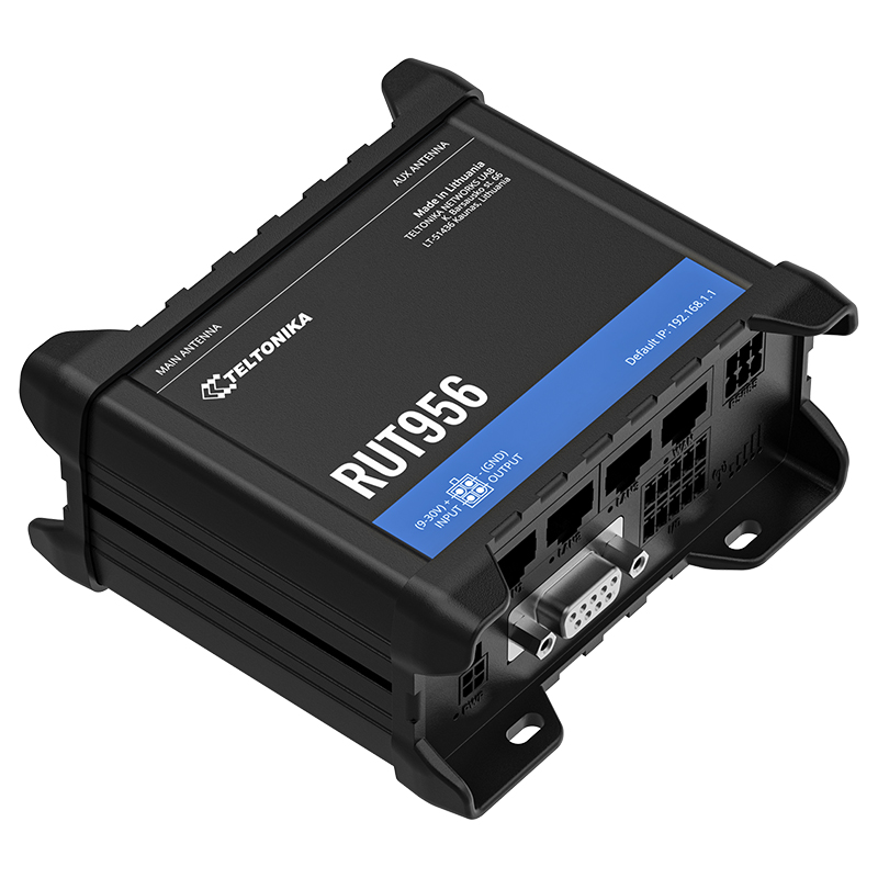 Teltonika RUT956 Industrial 4G LTE Dual-Sim Cellular Router