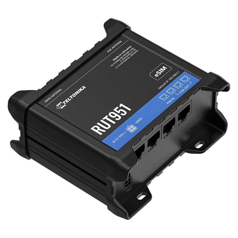 Teltonika RUT951 Industrial 4G LTE WI-FI Dual-Sim Router