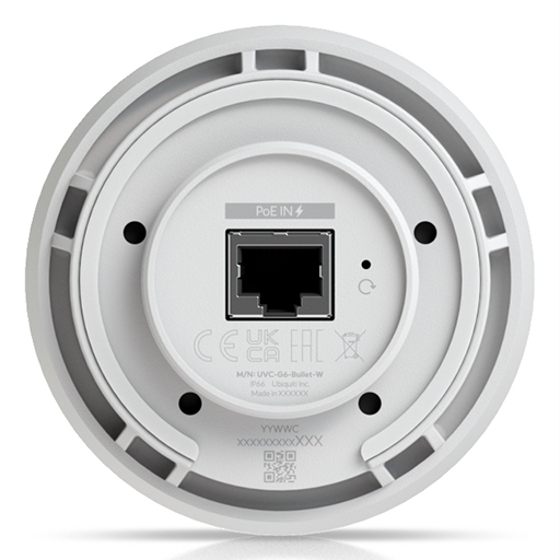 Ubiquiti UVC-G6-Bullet-W UniFi Protect G6 Bullet 4K Camera (White)