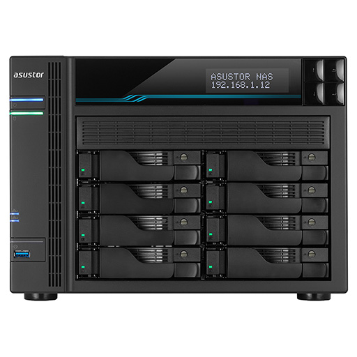 Asustor AS6508T NAS/storage server Ethernet LAN Tower Black