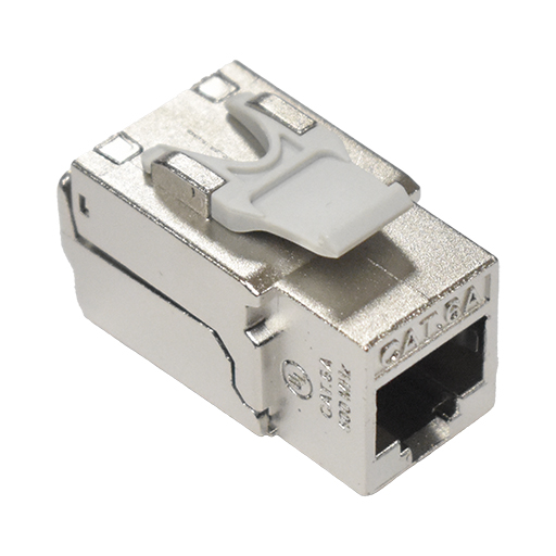CE Cat6A FTP Low Profile Screened Keystone Jack