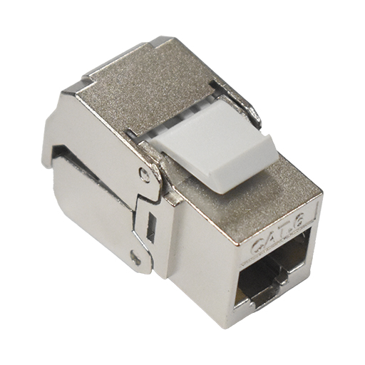CE Cat6 FTP Screened Keystone Jack Toolless