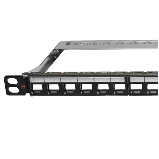 CE Low Profile 24-port Keystone Patch Panel Frame