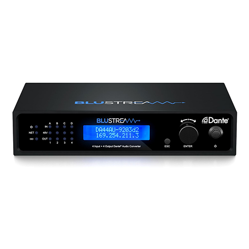 Blustream DA44AU 4x4 Dante® Digital Audio Converter