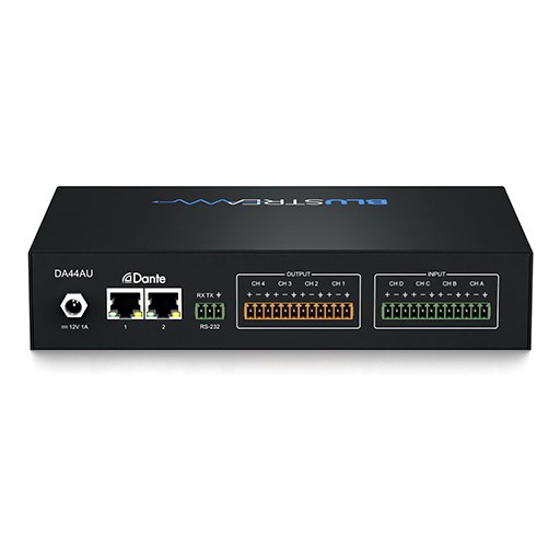 Blustream DA44AU 4x4 Dante® Digital Audio Converter