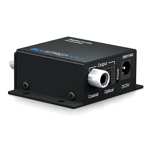 Blustream DIG11AU Digital Audio Converter (Coax to Optical, or Optical to Coax)